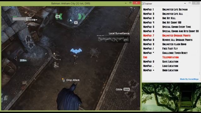 Batman Arkham City Trainer смотреть онлайн