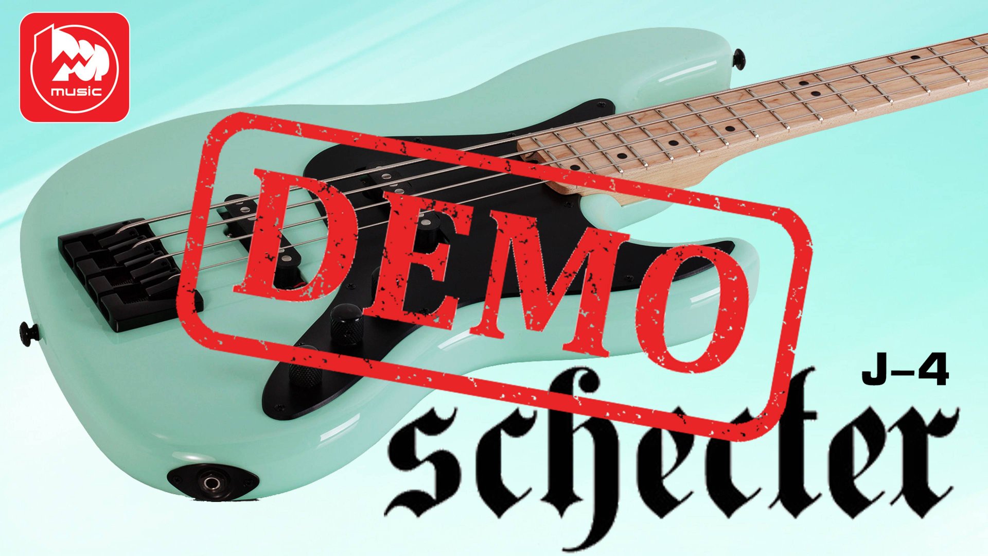 Бас-гитара SCHECTER J-4 - демонстрация звучания смотреть онлайн