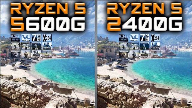 Ryzen 5 5600G vs Ryzen 5 2400G Benchmarks – 15 Tests 🔥 смотреть онлайн