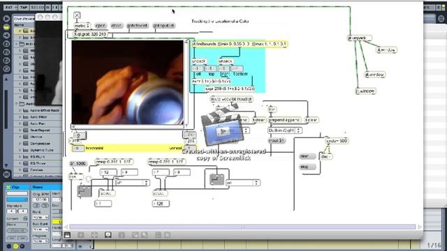 Max Jitter+Ableton Live смотреть онлайн