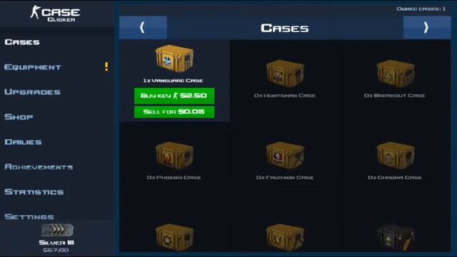 Открываем кейсы в Case Clicker #1 смотреть онлайн