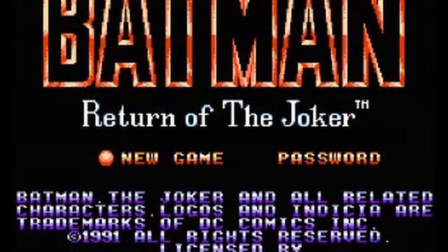 Batman - Return of the Joker (NES) Music - Boss Battle смотреть онлайн