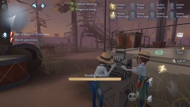 IDENTITY V ВВЕРХ ПО ЗАДАНИЮ ！IDENTITY V ON ANDROID , UP ON JOB #5 смотреть онлайн