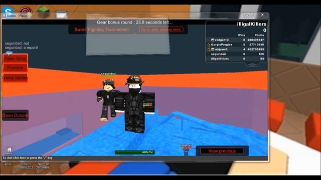 Roblox: Sword Fighting Tournament [how to hack points with cheat engine 6.2] смотреть онлайн