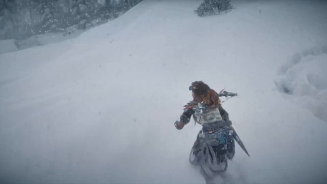 Лучший снег в истории видеоигр - Horizon Zero Dawn: The Frozen Wilds