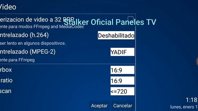Configuracion ProgTV Android (Stalker oficial paneles) смотреть онлайн