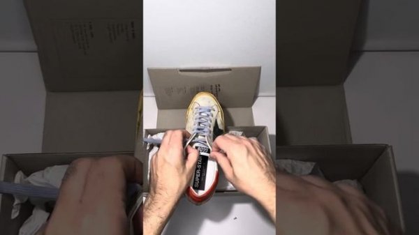 Распаковка Golden goose Super-Star мужские