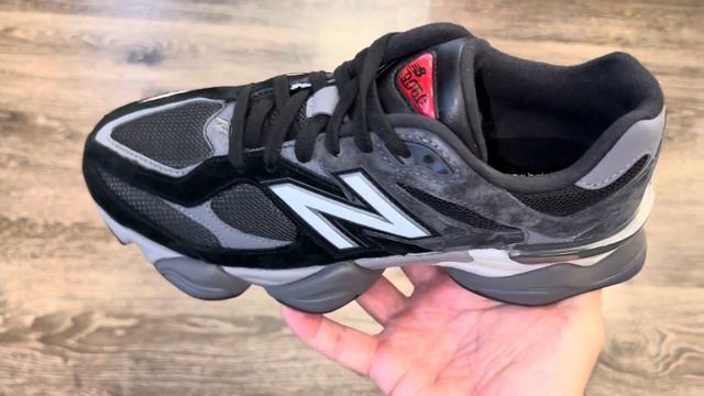New Balance 9060 Black Castlerock Grey Shoes