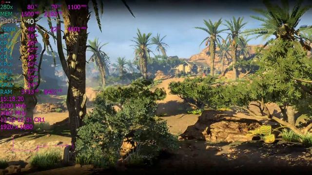 Sniper Elite 3 2600K 4.5 R9 280X (1100@1500) Gigabyte GV-R928XOC-3GD-GA смотреть онлайн