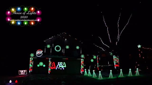 Christmas Every Day - Simple Plan - Christmas Light Show by Castle Rock DJ and Sound смотреть онлайн