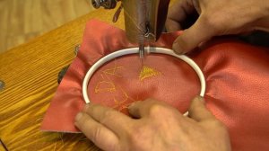 Вышивка на коже от Деда Швея
