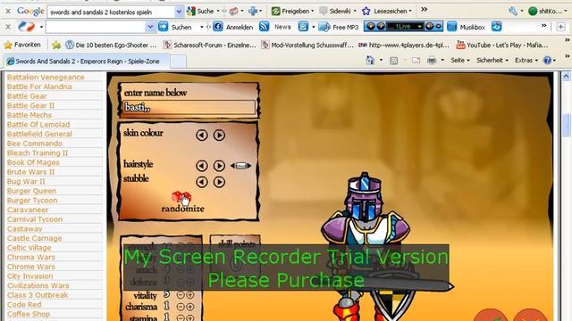 Swords and Sandals 2 cheat смотреть онлайн