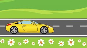 Мультик про спортивную машину. Рисуем машинку