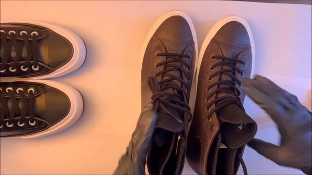 Converse Chuck Taylor II & Converse CT All Star Street Boot | ASMR Tapping Scratching Shoes смотреть онлайн