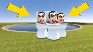 НОВЫЕ СКИБИДИ ТУАЛЕТЫ - СКИДЫВАЕМ ИХ В ГЛУБОКУЮ ЯМУ СПАРТАААА Garry s mod