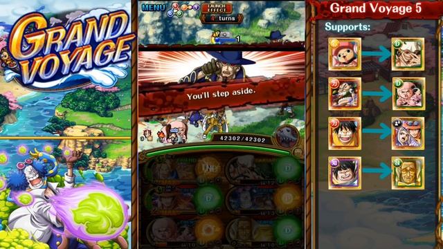 [Grand Voyage] - Kuro LVL5 Core Team with no own Ace sabo смотреть онлайн