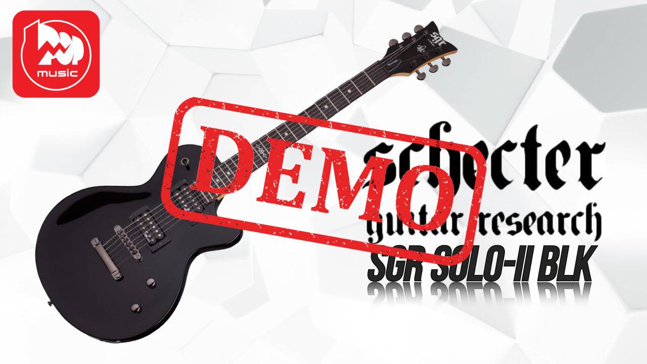 ЭЛЕКТРОГИТАРА SCHECTER SGR SOLO-II - демонстрация звучания смотреть онлайн