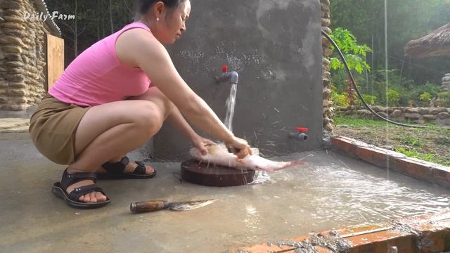 Relaxing Day Go To Fishing, Cooking Delicious Dishes From Fish || Daily Farm