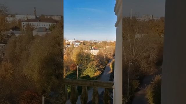 старая Русса с высоты колокольня бывшего Преображенского монастыря. смотреть онлайн