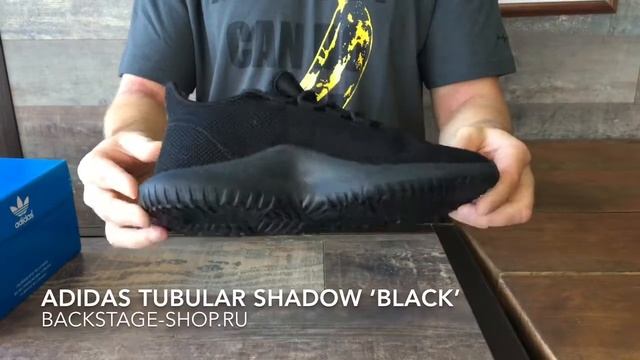 Adidas Tubular Shadow Black смотреть онлайн