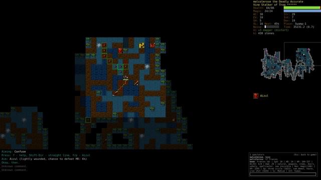 Let's Play Dungeon Crawl Stone Soup Vine Stalker Berserker Part 2 (Orc, Dungeon, Swamp, Spider) смотреть онлайн