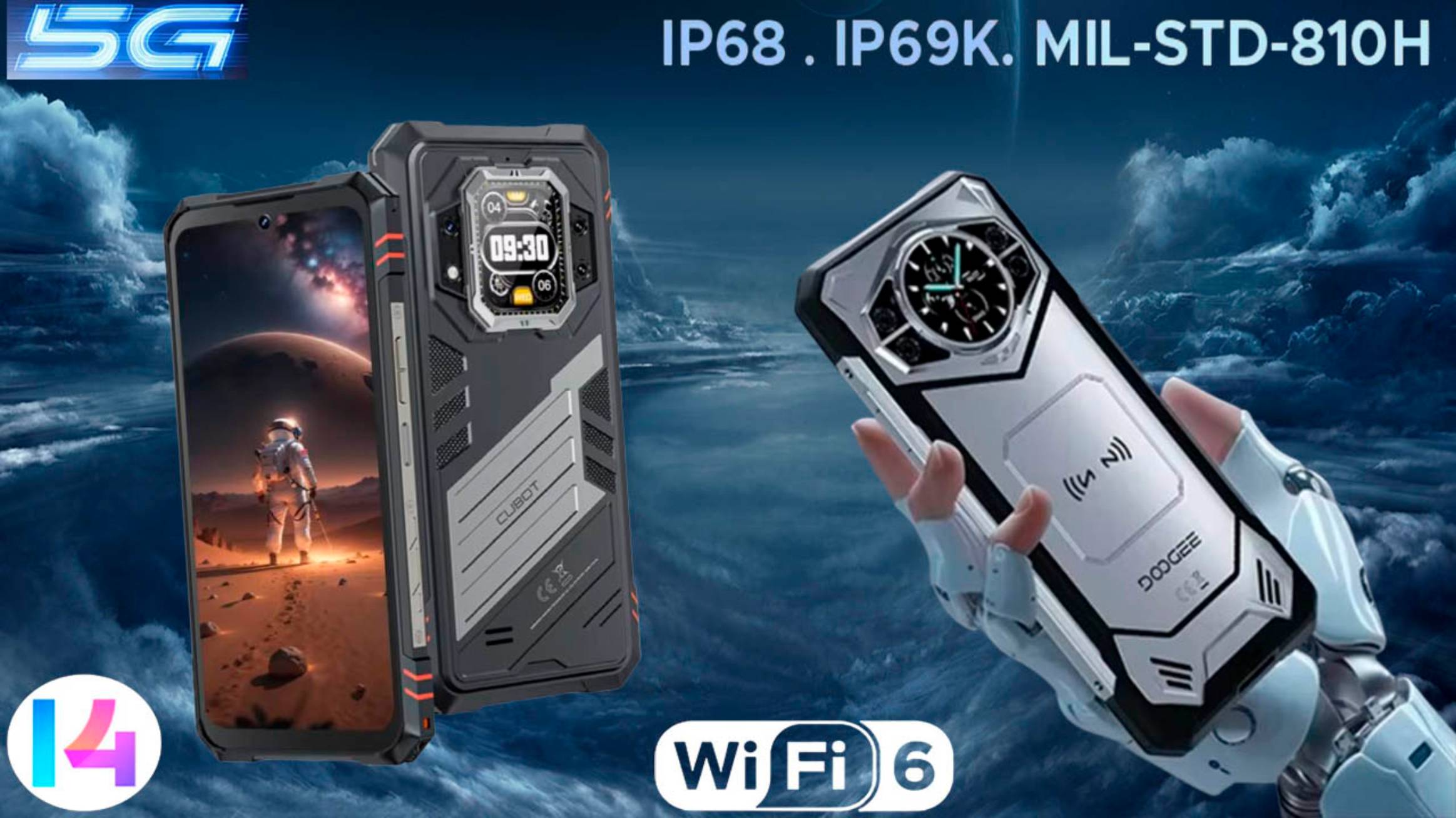 5 НОВЫХ ЗАЩИЩЕННЫХ СМАРТФОНОВ смотреть онлайн