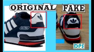 Membedakan Adidas ZX 750 Navy Blue White Original & Fake