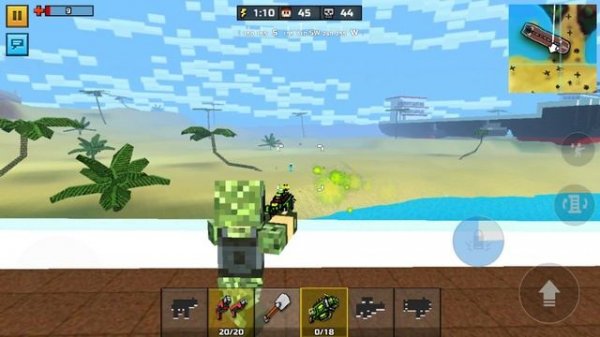 Pixel Gun 3D - Gameplay Walkthrough - Battle Royale (iOS, Android)