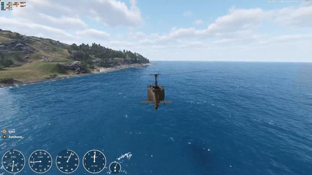 ARMA Reforger - UH-1H Transport Helicopter Short Flight (and crash) - Everon смотреть онлайн