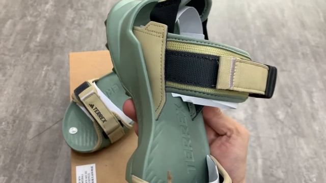 Unbox- Closing Adidas Terrex Hydroterra Sandals ‘Silver Green’ ID4270