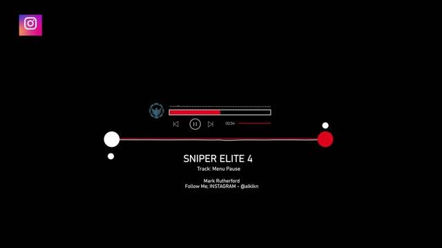 SNIPER ELITE 4 - Menu Pause (Soundtrack) смотреть онлайн