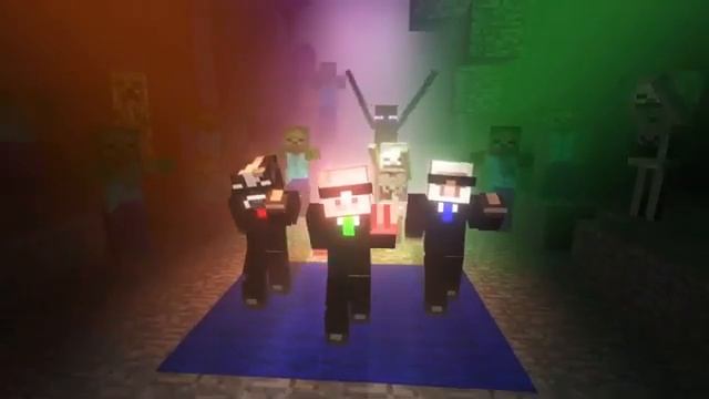 Minecraft танец смотреть онлайн