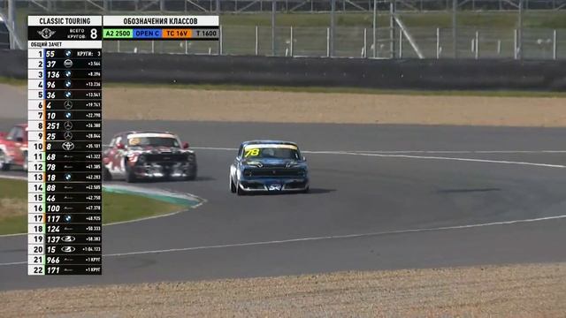 Classic Touring - 4 этап - Гонка 1 (Классы А2/1-2500 и Open Classic)