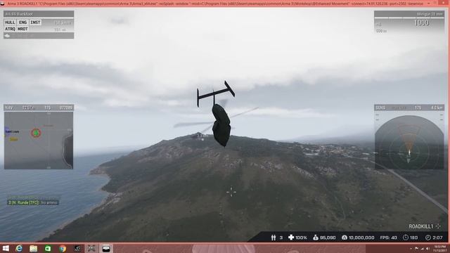 Arma 3 Blackfoot tutorial for solo pilot/gunner смотреть онлайн