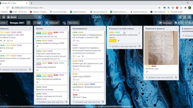 Управление и планирование жизни с помощью Trello