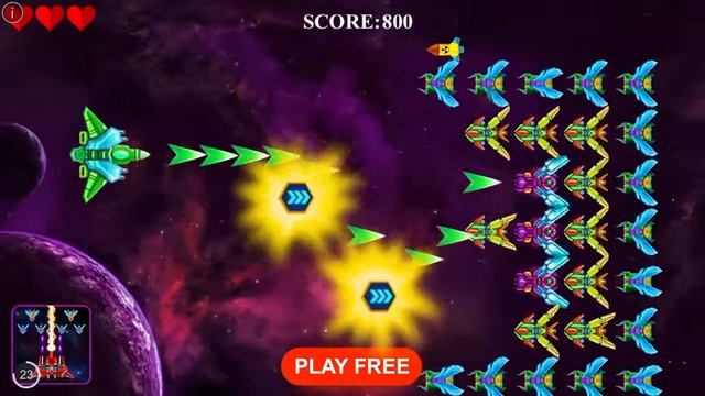 Galaxy Attack: Alien Shooter Ad [Type 3] смотреть онлайн
