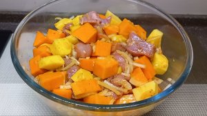 ТАК ТЫКВА ПОНРАВИТСЯ ВСЕМ! Сочный Вкусный Ужин! ТЫКВА с МЯСОМ и Овощами в духовке