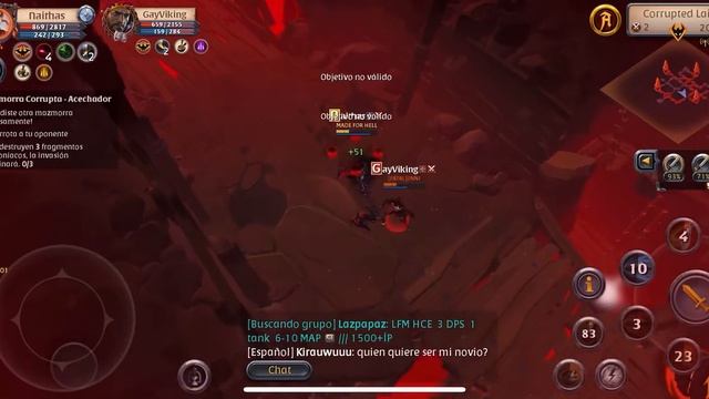 BROADSWORD - Corrupted Dungeon - Stalker - PvP - ALBION ONLINE - Mobile Gameplay - #2 смотреть онлайн