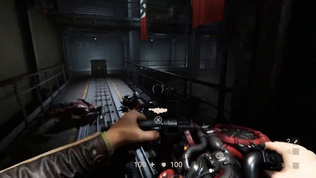 Wolfenstein 2 Manhattan Bunker Reactor on Death Incarnate Difficulty смотреть онлайн