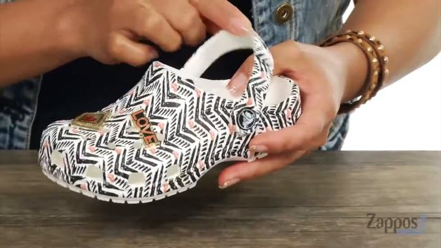 Crocs Kids Drew X Classic Chevron Clog (Toddler/Little Kid) SKU: 8992253