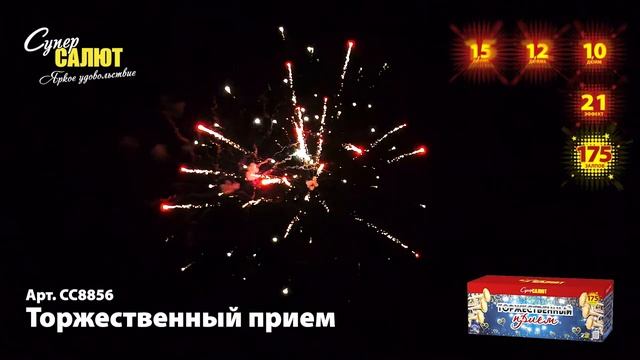 Салют "Торжественный прием" 1.0"-1.2"-1.5"х175, арт. СС8856 Салютыч смотреть онлайн