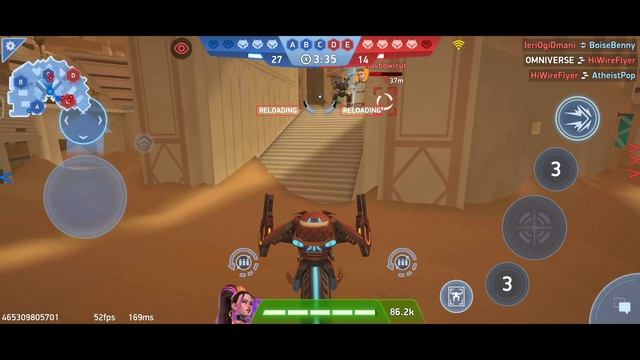 Killshot with Disc Launcher 12 - Monster Kill - Mech Arena смотреть онлайн
