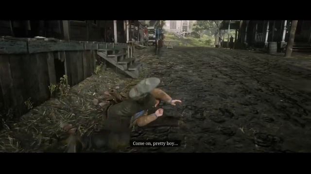 Arthur fights tommy RDR2 (first person) смотреть онлайн