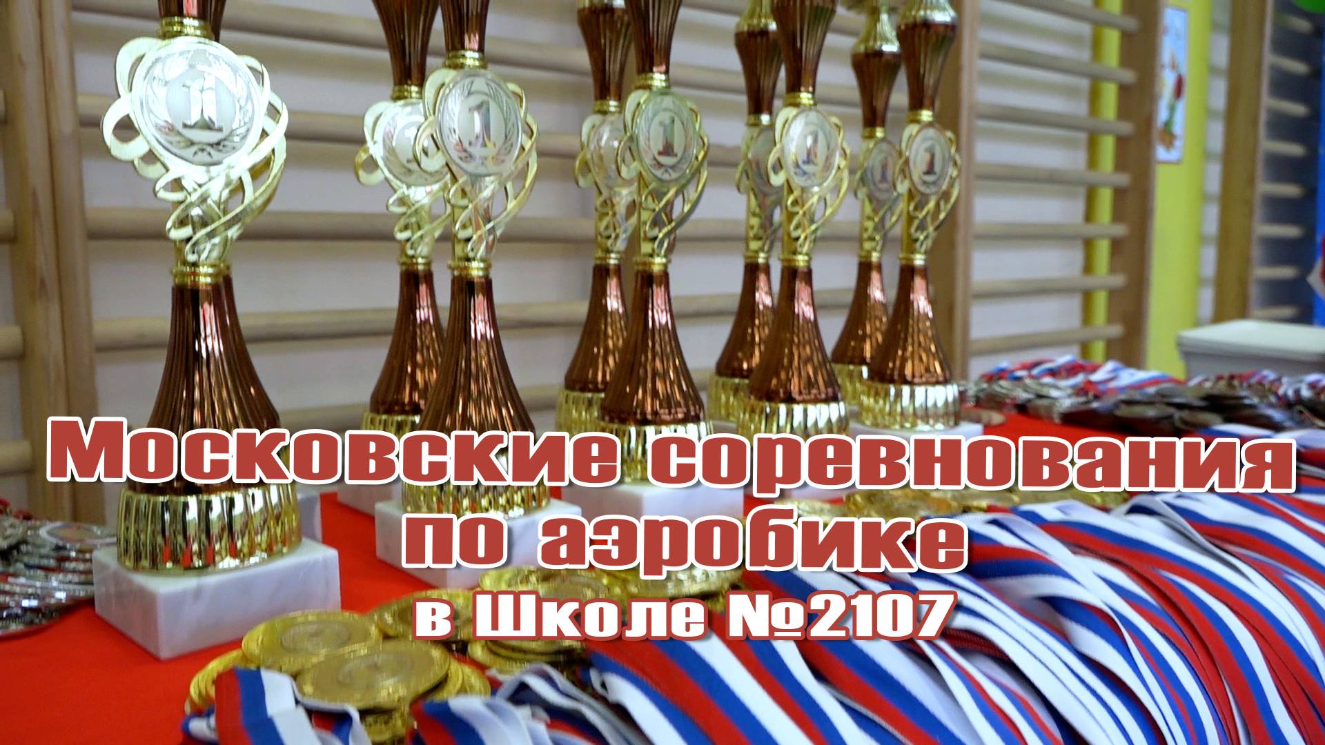 Московские соревнования по аэробике в Школе №2107 смотреть онлайн