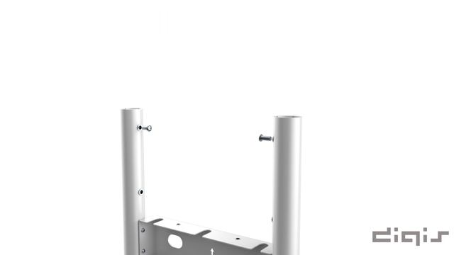 Сборка мобильной стойки для Samsung Flip серии WM (55" и 65") Digis DSM-P566 смотреть онлайн