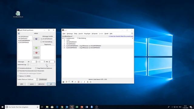 Gretl Tutorium (deutsch) - AR, MA, ARMA, ARIMA Und ARIMAX-Modelle