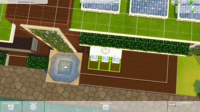 Garten & Outdoor-Küche | Modern Beach Villa bauen #3 mit Tipps & Tricks in Die Sims 4 смотреть онлайн
