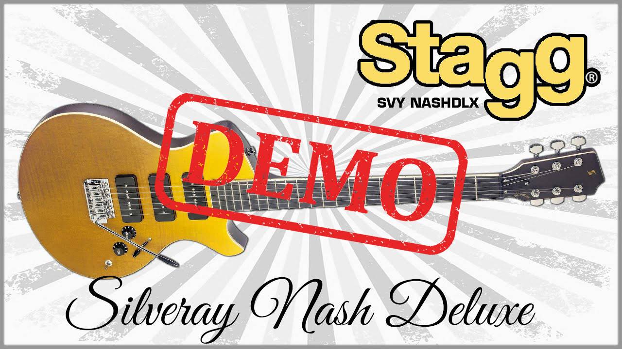 Электрогитара STAGG SVY NASHDLX FSB - демонстрация звучания смотреть онлайн