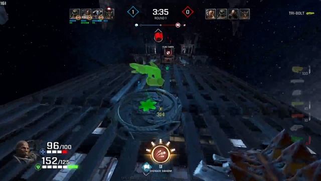 Quake Champions Space CTF - 120fps Render Low Quality смотреть онлайн