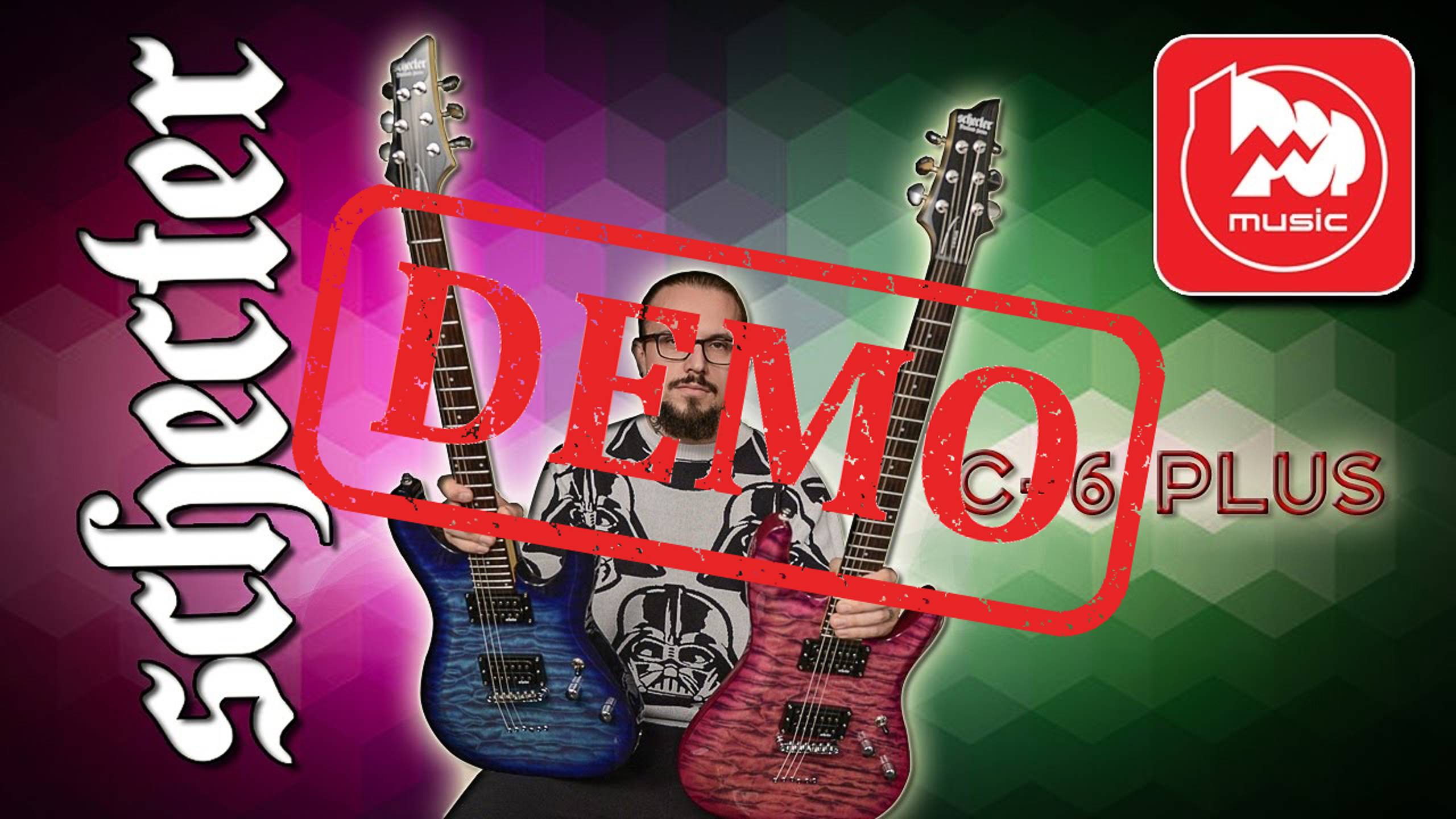 Электрогитара SCHECTER C 6 PLUS - демонстрация звучания смотреть онлайн